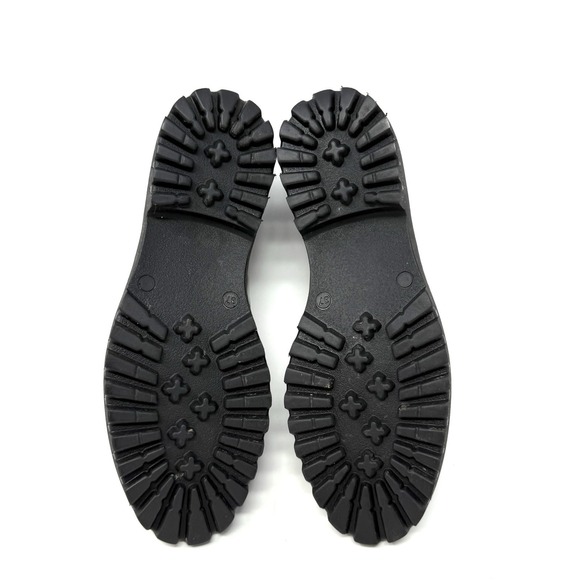 Womens Jon Josef Gogo Penny Loafers Black Patent‎ Leather Lug Soles Sz 37 US 7 - Picture 11 of 15